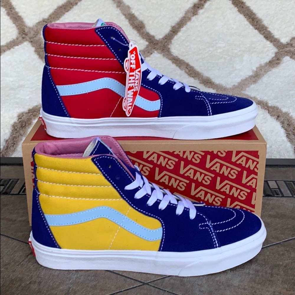 VANS Sk8-Hi SUNSHINE Multi/True White men’s - Picture 16 of 16